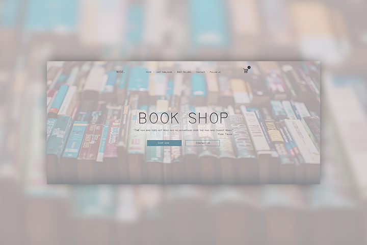 Book Shop - маленький книжный магазин