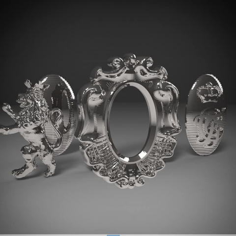 3D модель по эскизу