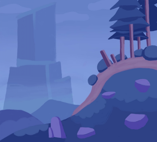 иллюстрация, попытка в атмосферу, заданную закащиком