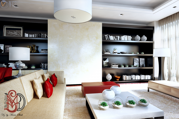 Гостиная в стиле Келли Хоппен. Вид 3