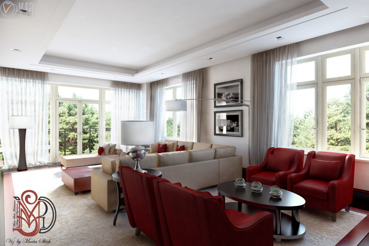 Гостиная в стиле Келли Хоппен. Вид 5