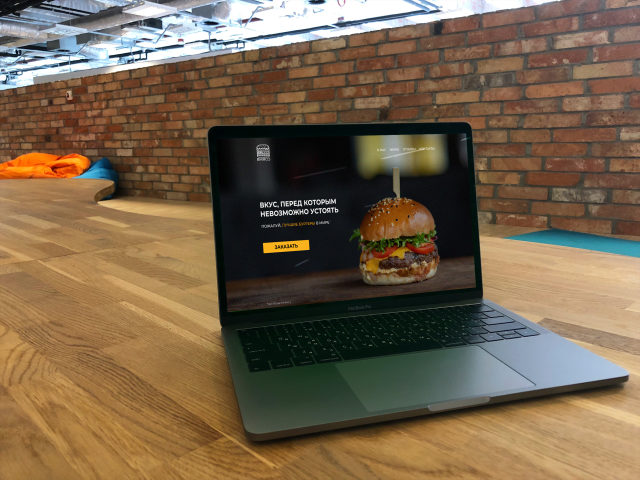 Website for fast food delivery