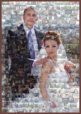 Свадебный фотоколлаж