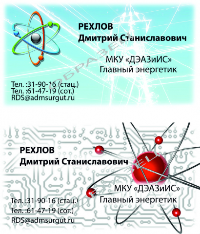 визитка ДЭАЗ