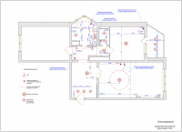 Чертежи дизайна интерьера квартиры
