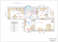 Чертежи дизайна интерьера квартиры