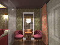 Гостинная в двухкомнатной квартире