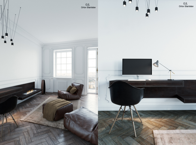 3d  визуализация интерьера