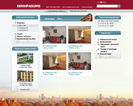 Сайт компании по продаже недвижимости  в Латвии, 2008