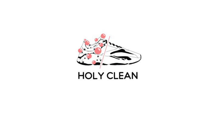 Логотип для сникер-химчистки Holy Clean