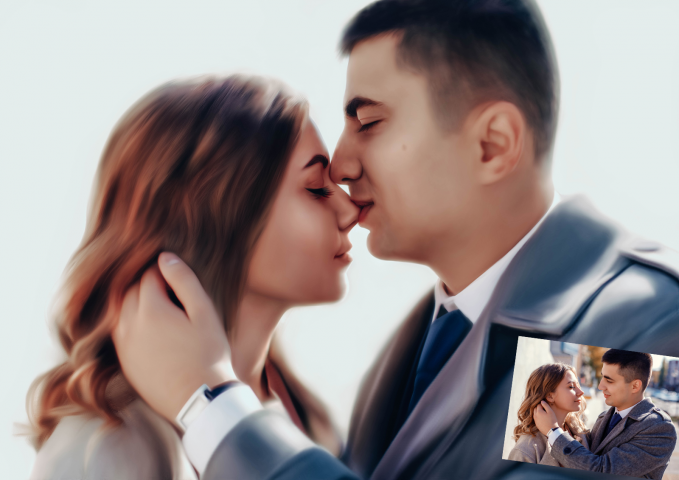 Digital art. Мягкий арт. Love Story.