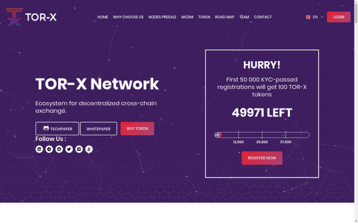 Веб-портал для ICO