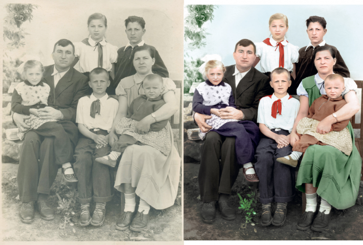 Окрашивание фотографии
