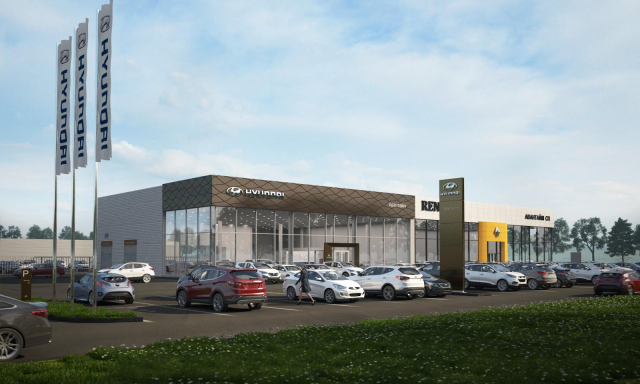 Автоцентр Hyundai г. Сергиев Посад, стадия Р