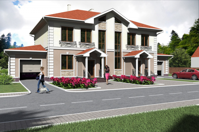 Коттедж дуплекс, г. Владимир, стадия П