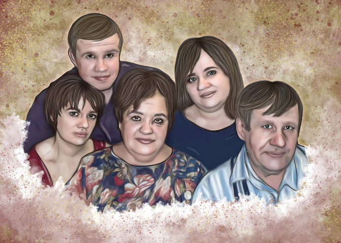Портрет в стиле Dream Art