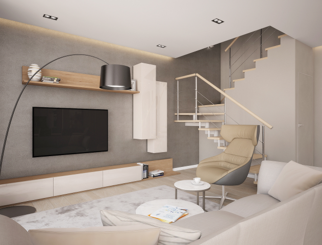 Двухуровневая квартира 3