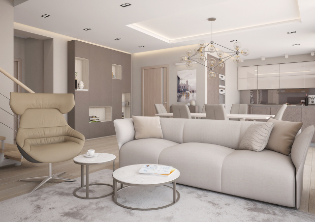 Двухуровневая квартира 1