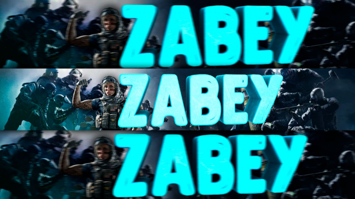 YouTube banner для канала ZABEY