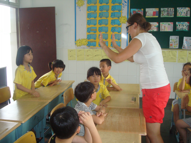Преподавание в школе г. Хайнин (Китай)