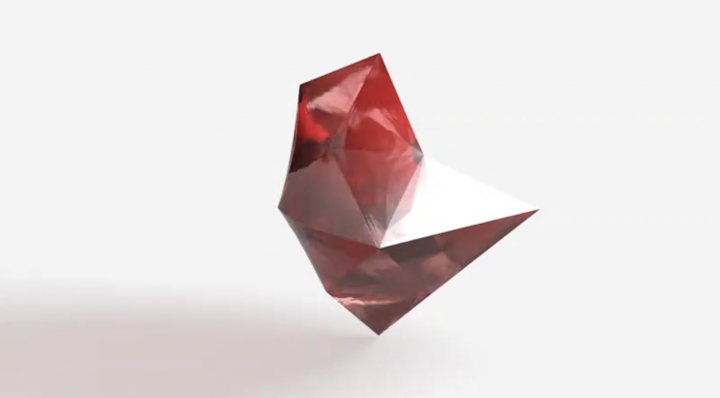 Multi-colored stones (Cinema 4D)