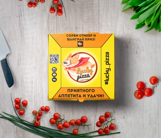 Упаковка Lucky Pizza