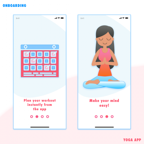 Onboarding for yoga app