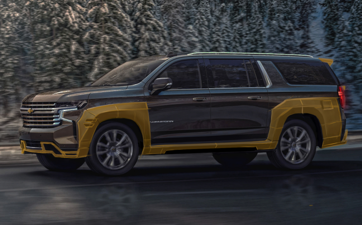 Обвес Chevrolet Tahoe 2020 (2 вариант)