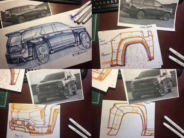 Обвес Chevrolet Tahoe 2020 (3 вариант)