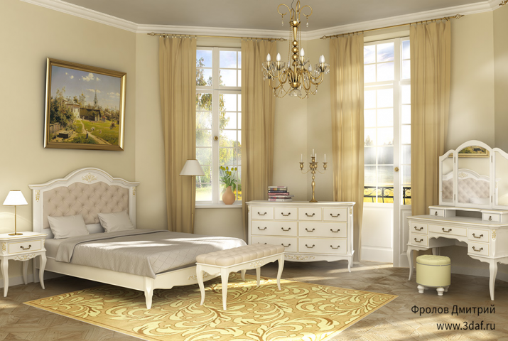 Визуализация интерьера с мебелью "Альянс 21 век"