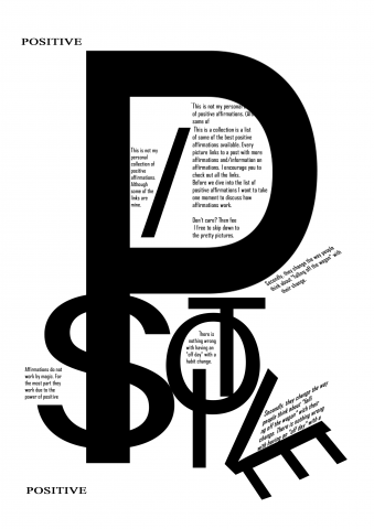 Typography - POSITIVE