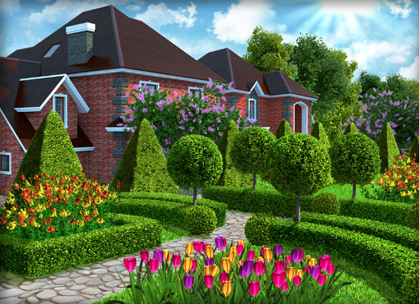 Иллюстрация для сайта design-lands.ru