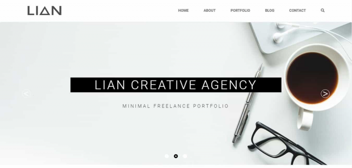 Landing Page "Lian"