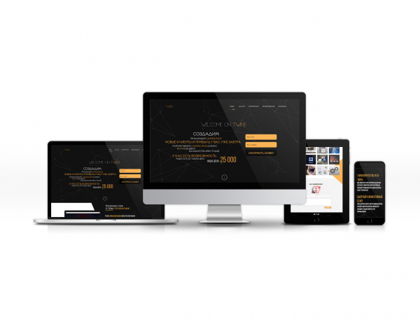 (под ключ) Landing Page для TWINS