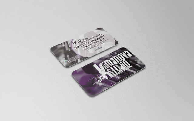 Визитки для Klimanova Studio