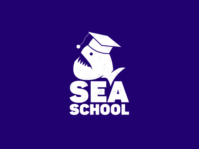 Логотип для Telegram-канала "Sea School"