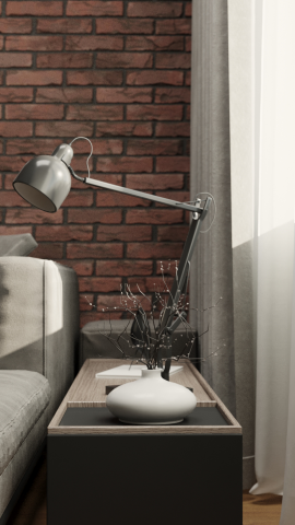 Визуализация отдельных предметов интерьера.