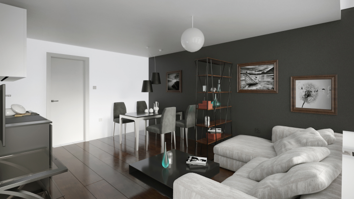 Проект маленькой квартиры 43.7 кв/м