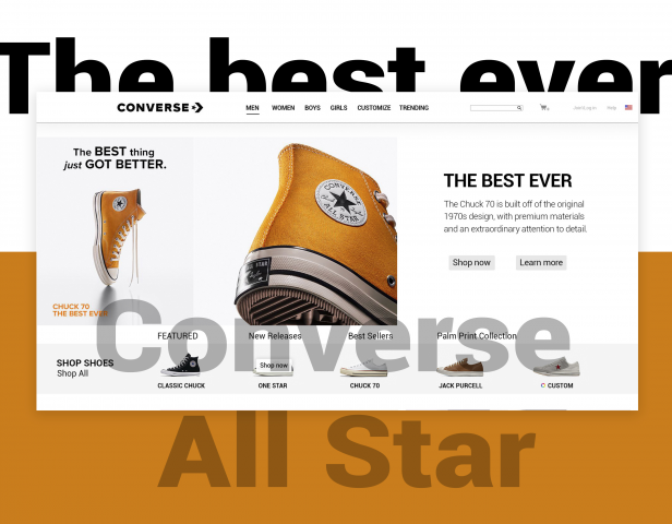 Интернет магазин CONVERSE