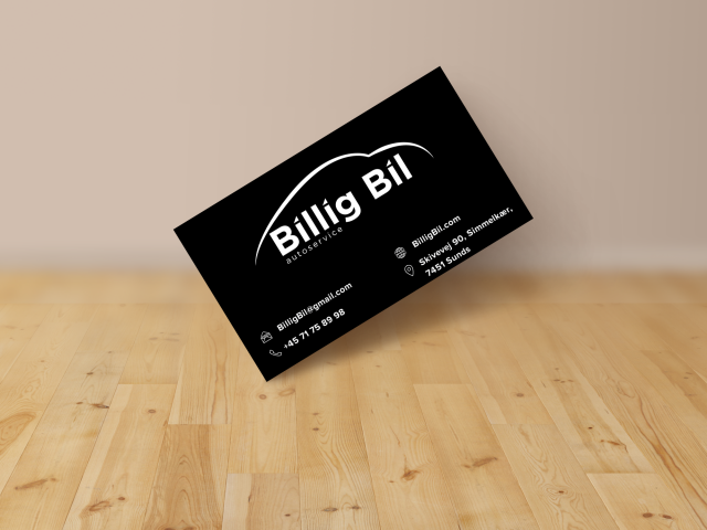 Визитка для BilligBil