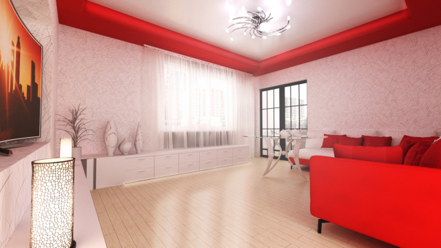 Гостинная, Blob-design