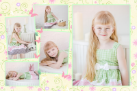 Разворот для детской фотокниги формата А4