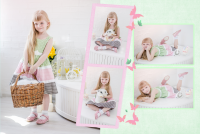 Разворот для детской фотокниги формата А4