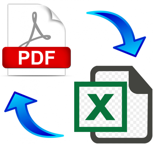Конвертирование текстов из PDF в Excel, Word