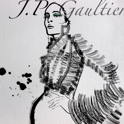 fashion portrait (Jean Paul Gaultier)