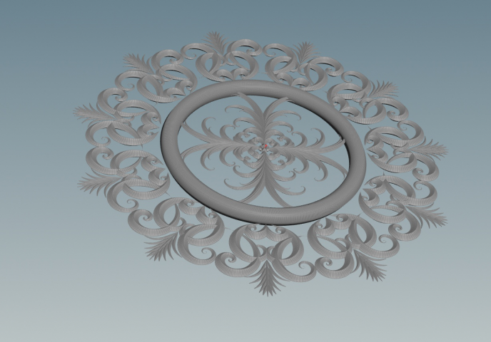 Декоративное моделирование. круг