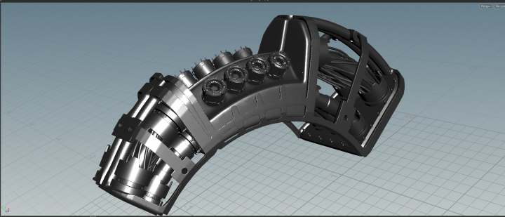 Модель металлической детали