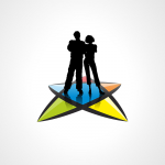 Логотип школы вокала и хореографии "Школа звёзд"