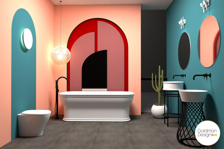 Стенд для Mosbuild 2020. AM Group совместно с ELLE DECORATION
