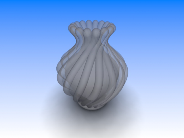 3D модель вазы